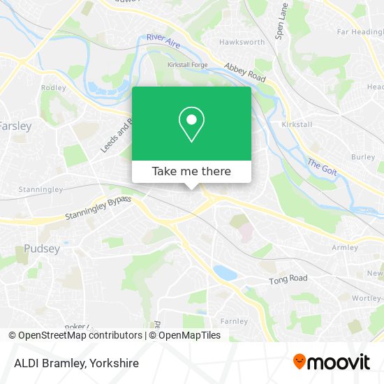 ALDI Bramley map