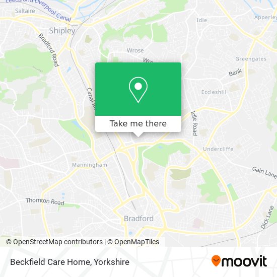 Beckfield Care Home map