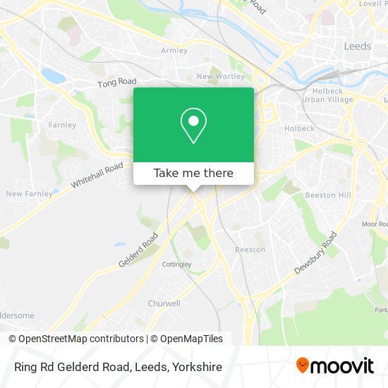 Ring Rd Gelderd Road, Leeds map