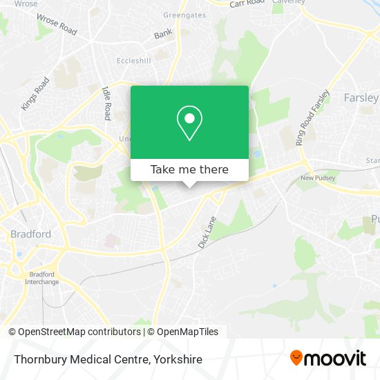 Thornbury Medical Centre map