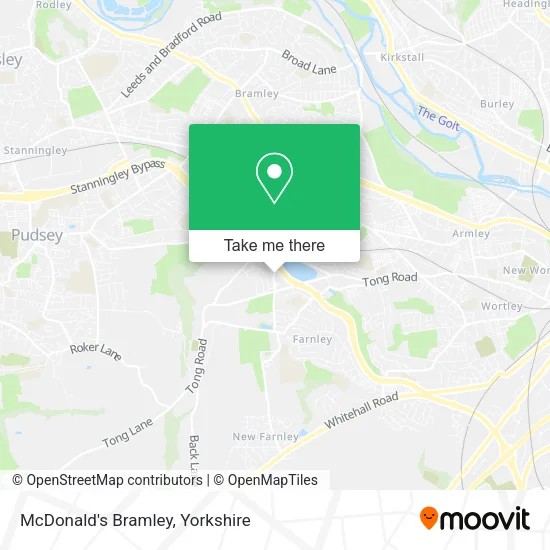 McDonald's Bramley map