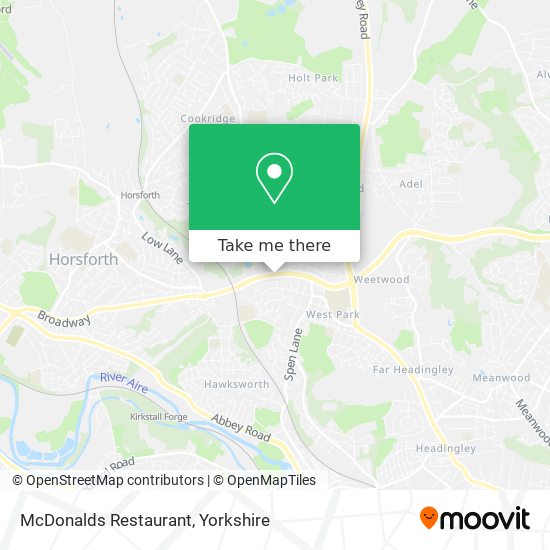 McDonalds Restaurant map