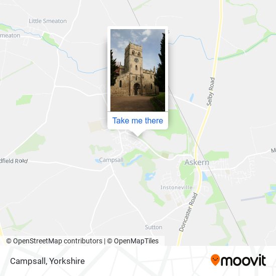 Campsall map