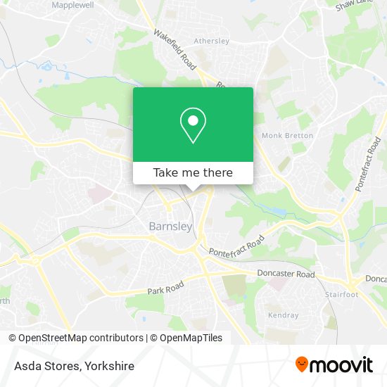 Asda Stores map