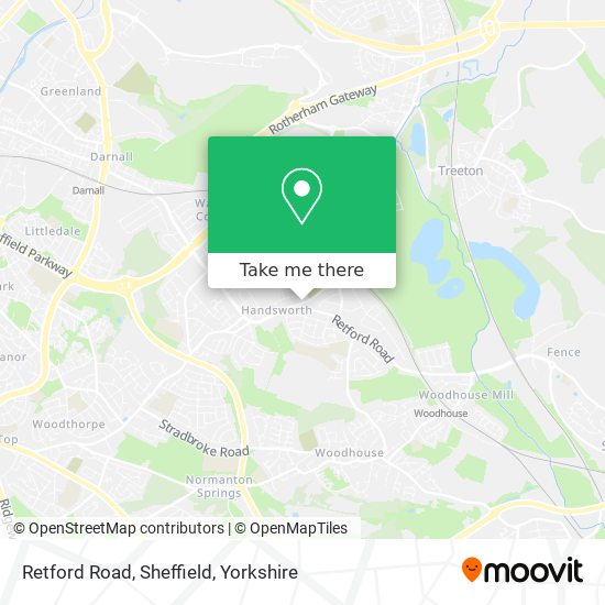 Retford Road, Sheffield map