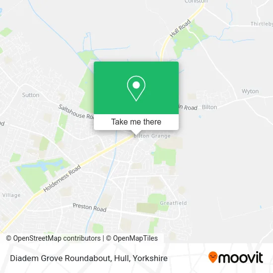 The Grove Mall Map How To Get To Diadem Grove Roundabout, Hull By Bus Or Train?