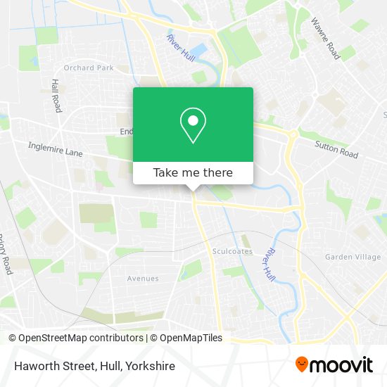 Haworth Street, Hull map