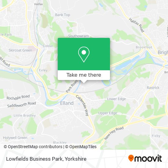 Lowfields Business Park map
