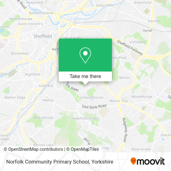 Norfolk Community Primary School map