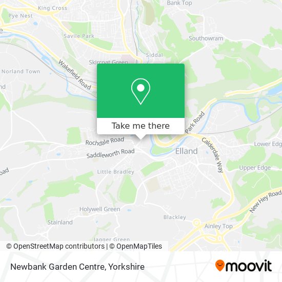 Newbank Garden Centre map