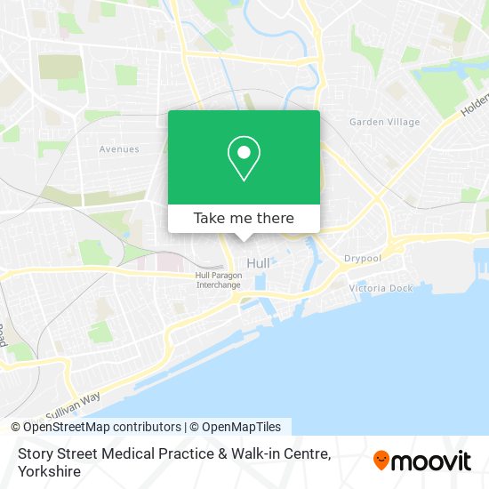 Story Street Medical Practice & Walk-in Centre map