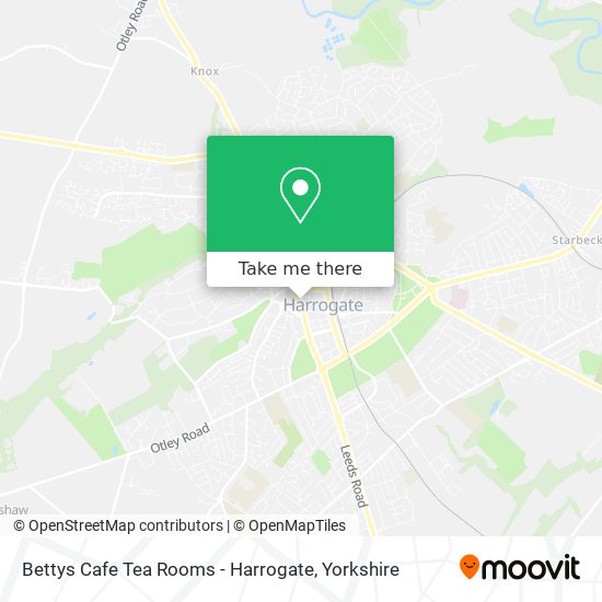 Bettys Cafe Tea Rooms - Harrogate map