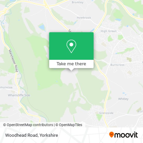 Woodhead Road map