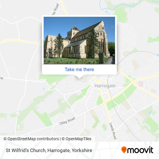 St Wilfrid's Church, Harrogate map