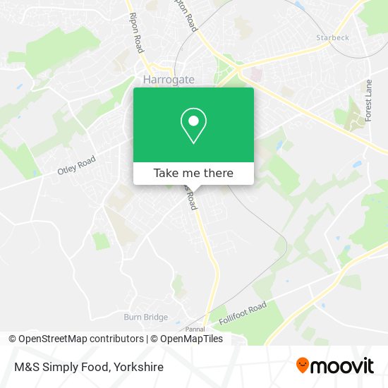 M&S Simply Food map