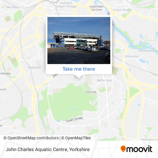 John Charles Aquatic Centre map