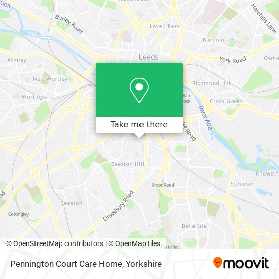 Pennington Court Care Home map