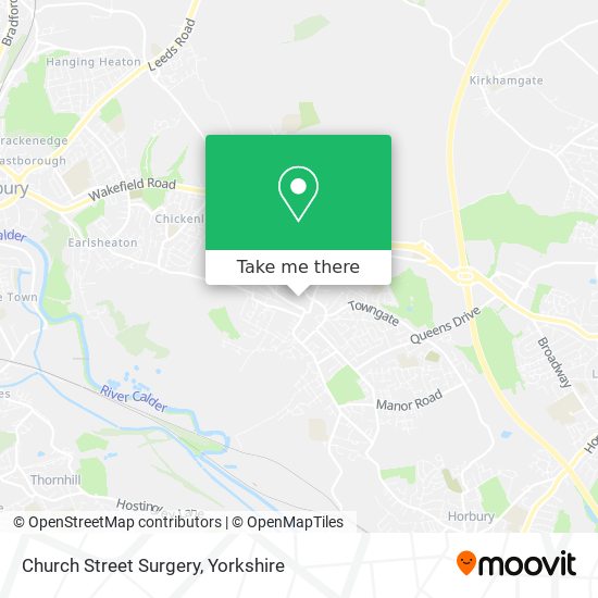 Church Street Surgery map