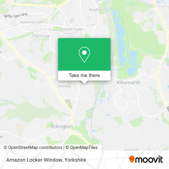 Amazon Locker-Window map