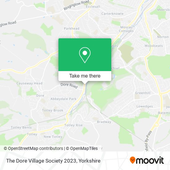 The Dore Village Society 2023 map