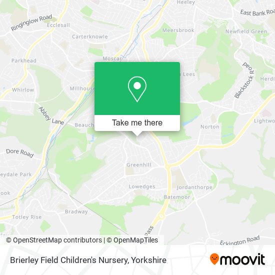 Brierley Field Children's Nursery map