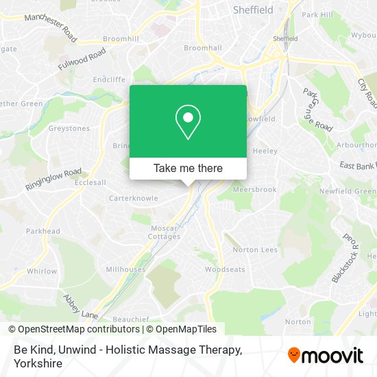 Be Kind, Unwind - Holistic Massage Therapy map