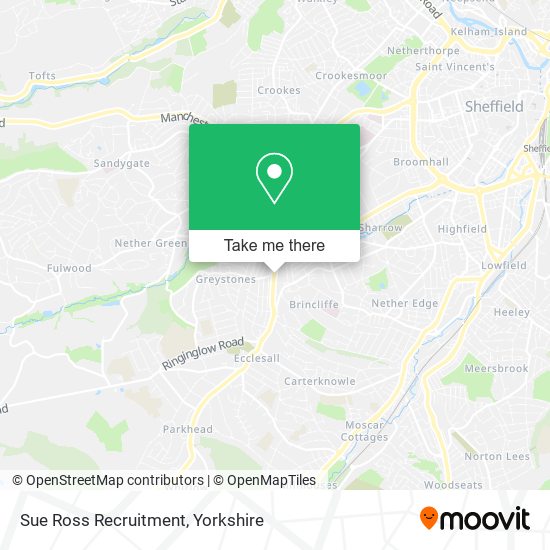 Sue Ross Recruitment map