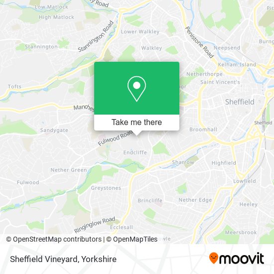 Sheffield Vineyard map