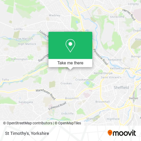 St Timothy's map