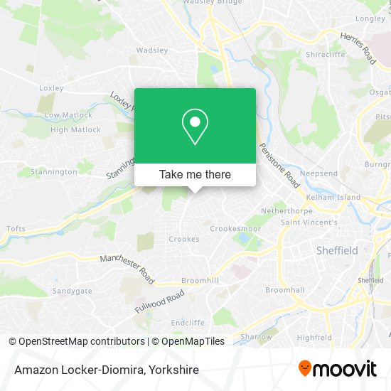 Amazon Locker-Diomira map