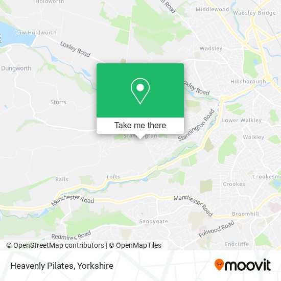 Heavenly Pilates map