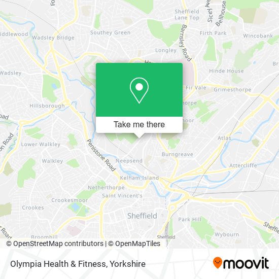 Olympia Health & Fitness map