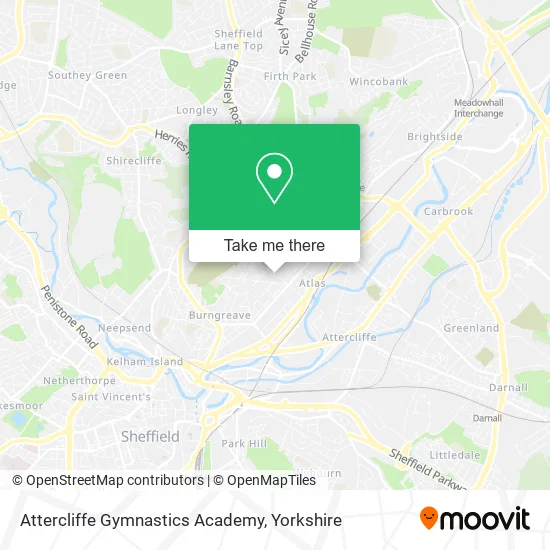 Attercliffe Gymnastics Academy map