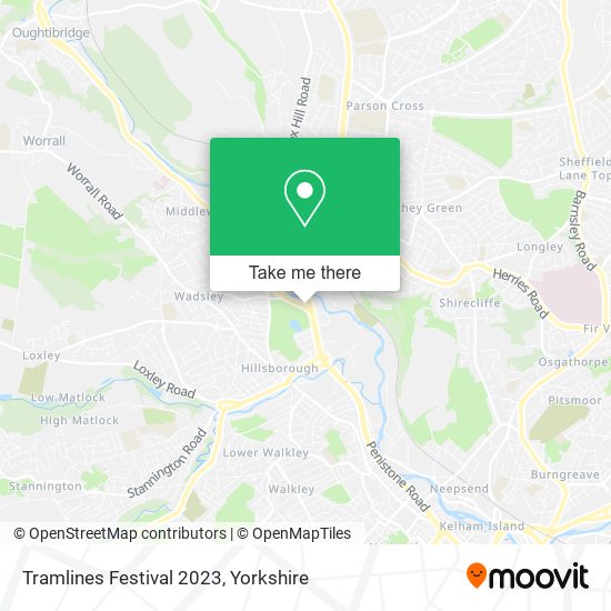 Tramlines Festival 2023 map