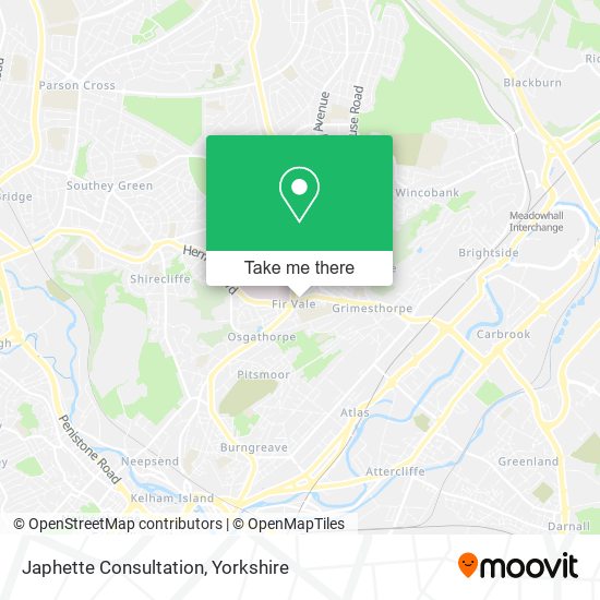 Japhette Consultation map