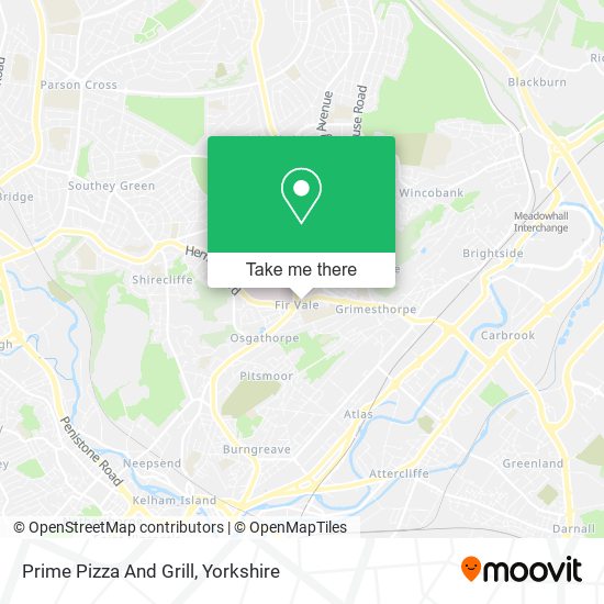 Prime Pizza And Grill map