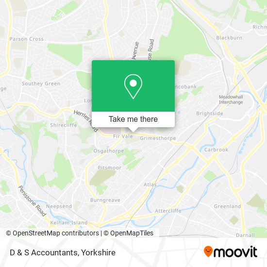 D & S Accountants map