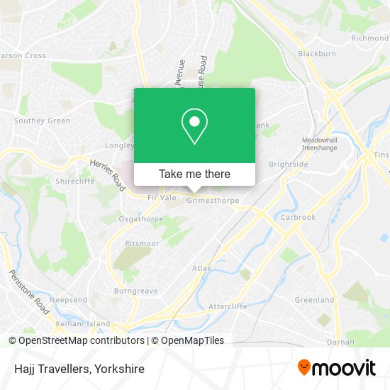 Hajj Travellers map