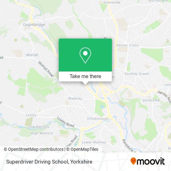 Superdriver Driving School map