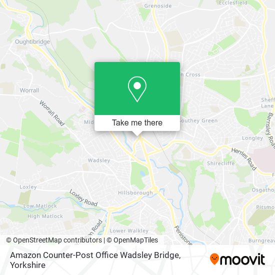 Amazon Counter-Post Office Wadsley Bridge map