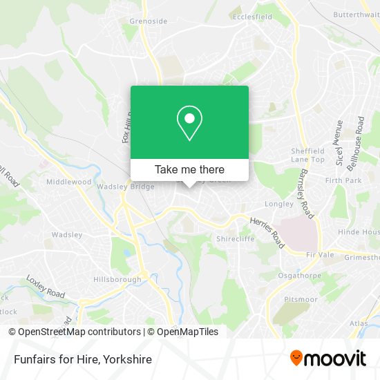 Funfairs for Hire map