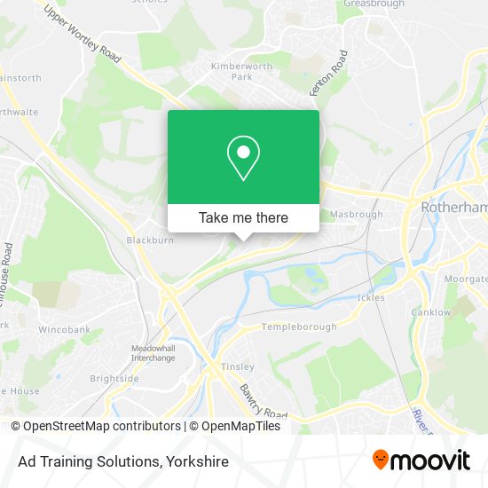 Ad Training Solutions map