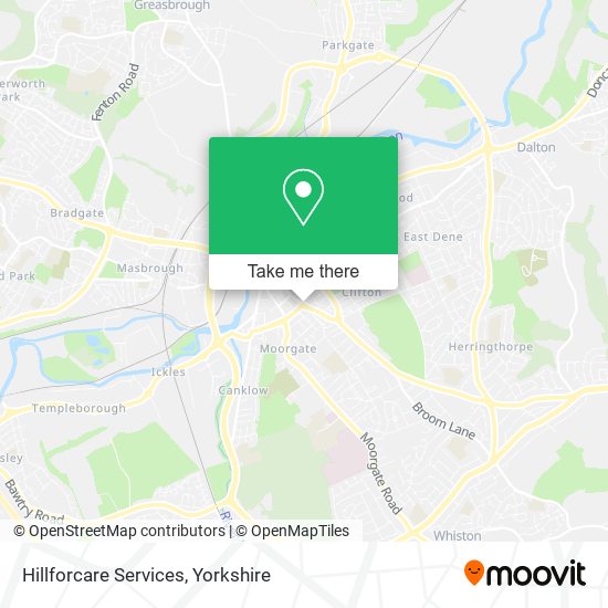 Hillforcare Services map