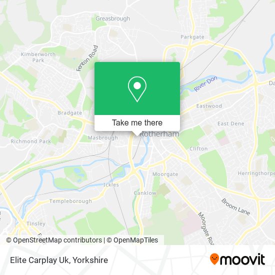 Elite Carplay Uk map