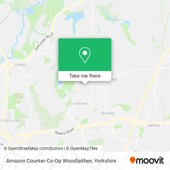 Amazon Counter-Co-Op Woodlaithes map