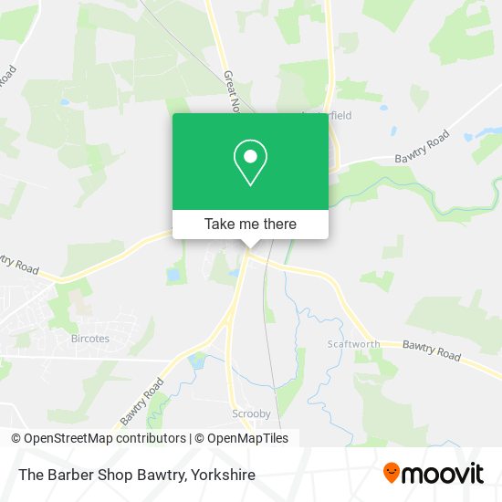 The Barber Shop Bawtry map