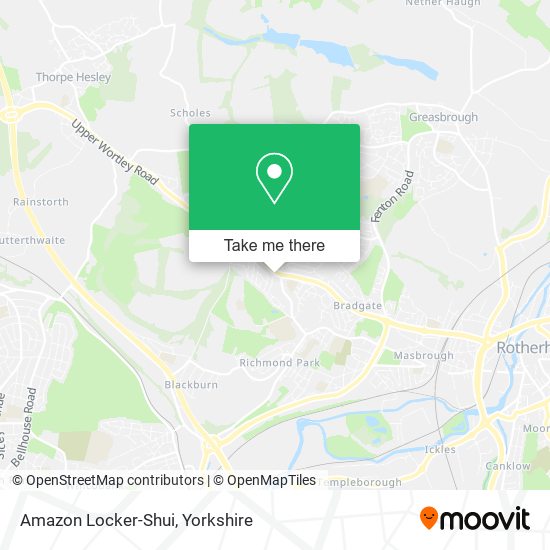 Amazon Locker-Shui map