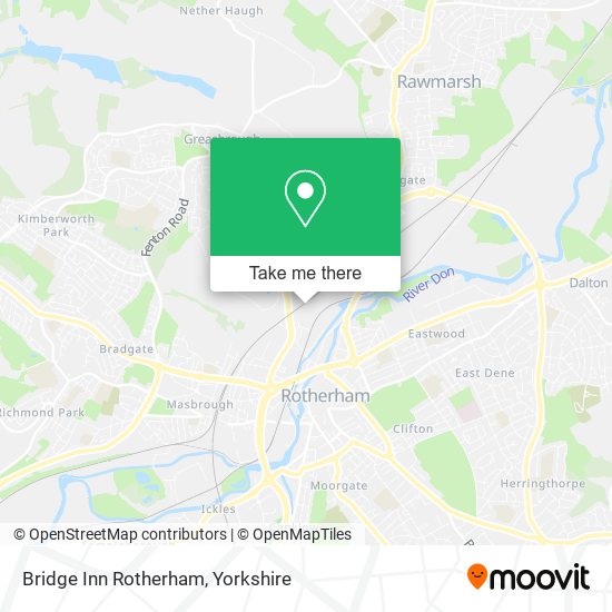 Bridge Inn Rotherham map