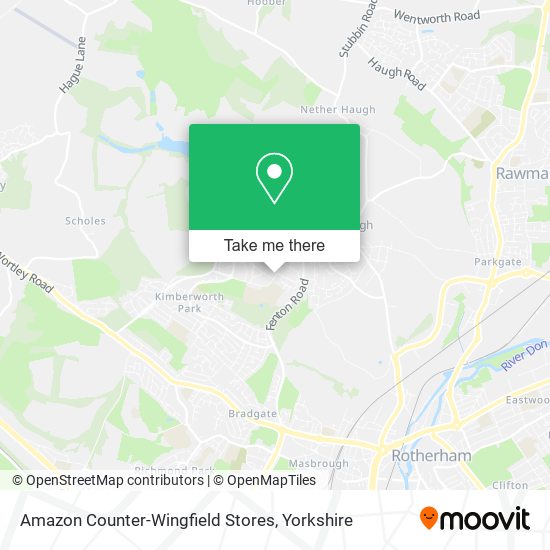 Amazon Counter-Wingfield Stores map