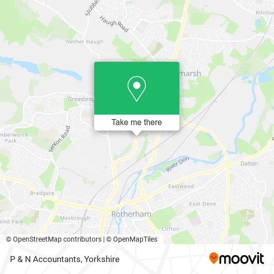 P & N Accountants map